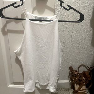 White tanktop